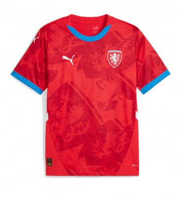 Czech Republic Replica Home Stadium Shirt Euro 2024 Short Sleeve